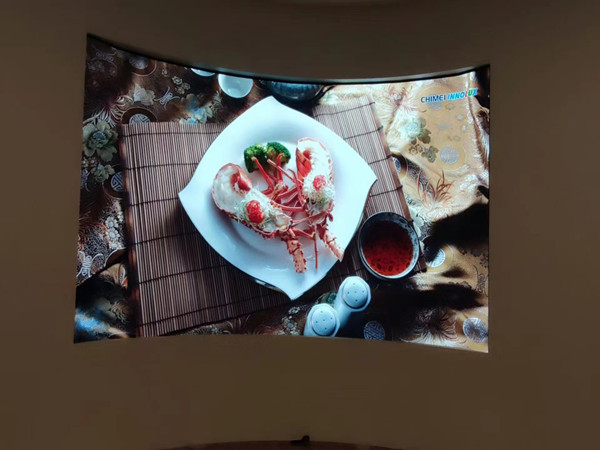 陕西室内P2.5弧形LED屏